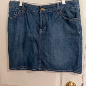 Tommy Hilfiger Blue Mini Pencil Skirt